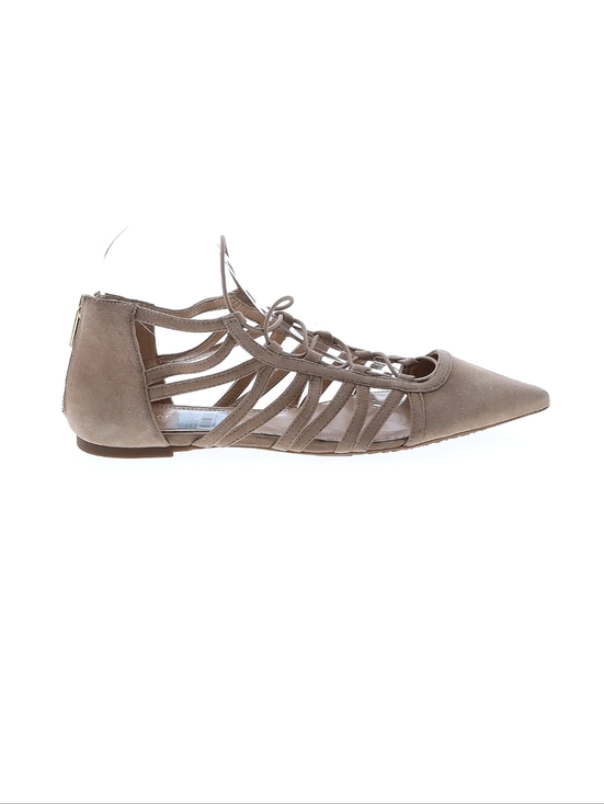 Michael Kors Shoes - Michael Kors Taupe Lace-Up Strappy Pointed Flat - Women